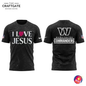 Washington Commanders I Love Jesus Hoodie