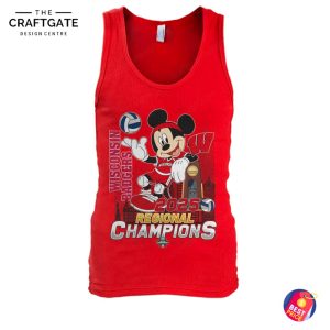 Wisconsin Badgers x Mickey Mouse 2025 Champions T-Shirt