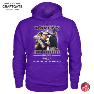 Baltimore Ravens A Fan John Harbaugh Thank You For The Memories T-Shirt