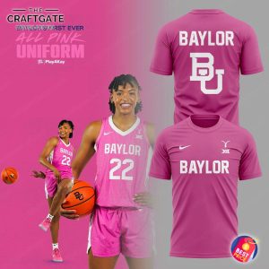 Baylor Bears Women’s Basketball 2026 New Pink Hoodie