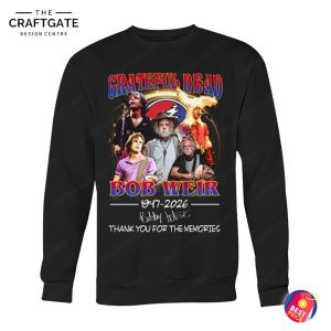 Bob Weir Grateful Dead Thank You For The Memories T-Shirt