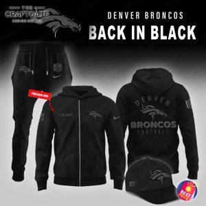 Denver Broncos 2026 Back In Black Limited Edition Hoodie