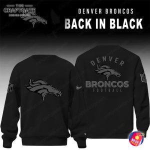 Denver Broncos 2026 Back In Black Limited Edition Hoodie