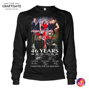 Depeche Mode 46 Years Thank You For The Memories T-Shirt