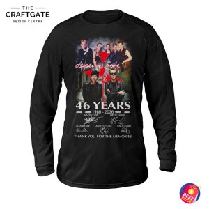Depeche Mode 46 Years Thank You For The Memories T-Shirt