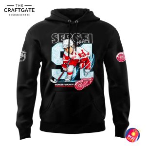Detroit Red Wings A Fan Sergei Viktorovich Fyodorov Hoodie