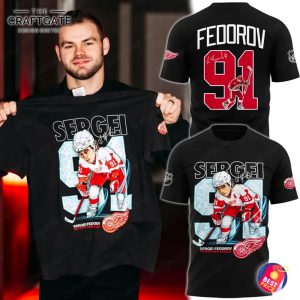 Detroit Red Wings A Fan Sergei Viktorovich Fyodorov Hoodie