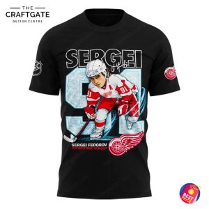 Detroit Red Wings A Fan Sergei Viktorovich Fyodorov Hoodie