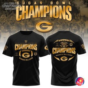 Georgia Bulldogs 2025 Sugar Bowl Champions Hoodie