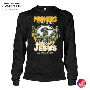 Green Bay Packers x Jesus In My Heart T-Shirt