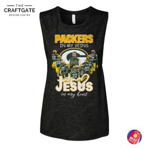 Green Bay Packers x Jesus In My Heart T-Shirt