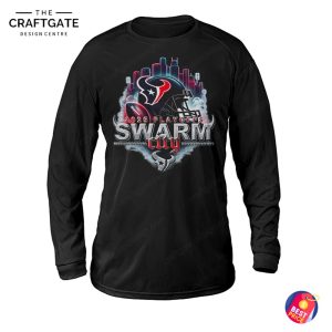 Houston Texans 2025 Playoffs Swarm City T-Shirt