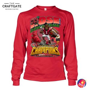Indiana Hoosiers 2026 Rose Bowl Game Champions T-Shirt