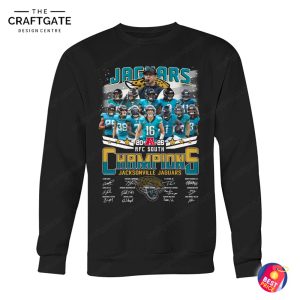 Jacksonville Jaguars 2025 AFC South Champions T-Shirt