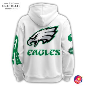 Philadelphia Eagles 2026 White Iconic Hoodie