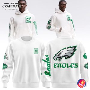 Philadelphia Eagles 2026 White Iconic Hoodie