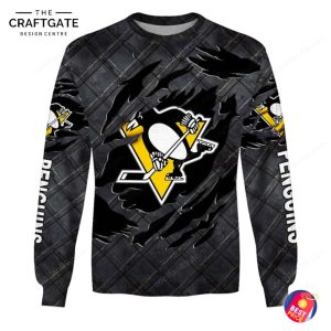 Pittsburgh Penguins 2026 Black Metal Hoodie