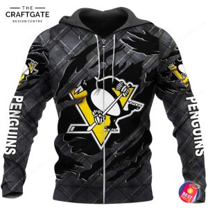 Pittsburgh Penguins 2026 Black Metal Hoodie