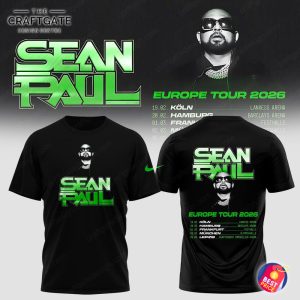 Sean Paul Europe Tour 2026 Hoodie