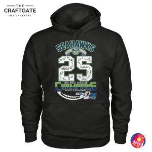 Seattle Seahawks 2025 Champions NFC West Division T-Shirt