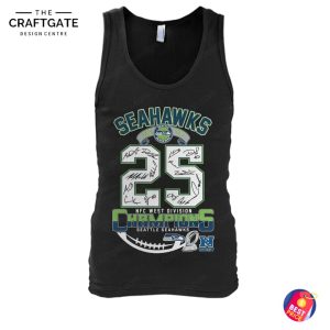 Seattle Seahawks 2025 Champions NFC West Division T-Shirt