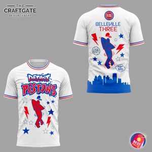 Detroit Pistons 2026 Belleville Three Hoodie