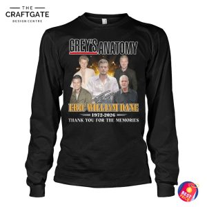 Eric William Dane 1972-2026 Thank You For The Memories T-Shirt