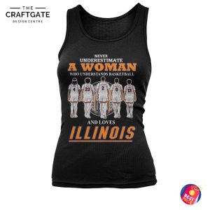 Lllinois Fighting Lllini 2026 Never Underestimate A Woman T-Shirt