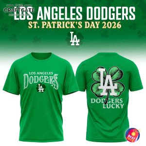 Los Angeles Dodgers St. Patrick’s Day 2026 New Hoodie