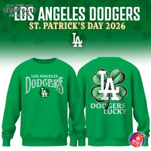 Los Angeles Dodgers St. Patrick’s Day 2026 New Hoodie