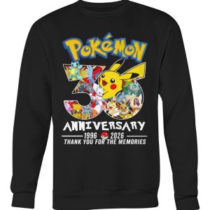Pokémon 1996-2026 Thank You For The Memories T-Shirt