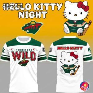 Minnesota Wild x Hello Kitty Night 2026 Special Edition Hoodie
