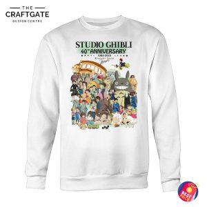Miyazaki Hayao Studio Ghibli 40th Anniversary T-Shirt