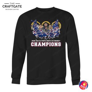 United States Men's National Ice Hockey Team 2026 Champions T-Shirt