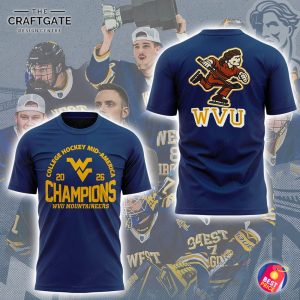 West Virginia University 2026 Champions Mountaineers Hoodie