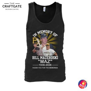 Bill Mazeroski 1936-2026 Thank You For The Memories T-Shirt